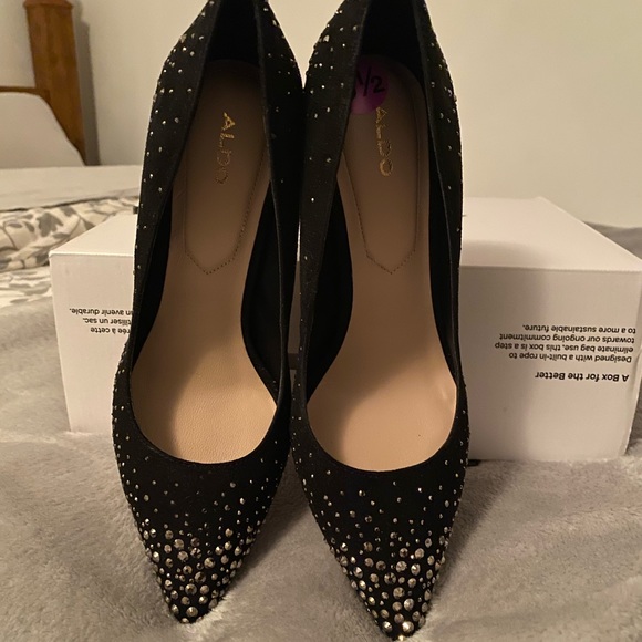Aldo Stessy Glitter Heels - Picture 1 of 3